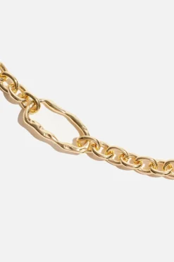 Dynamite Sculptural Wave Pendant Yellow Outlet
