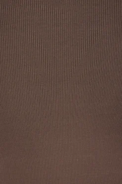 Dynamite Selena Ribbed Maxi Dress Brown Online