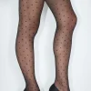 Dynamite Sheer Dotted Fishnet Tights Black Store