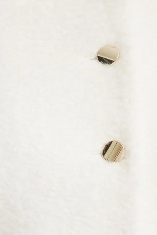 Dynamite Short Bouclé Blazer White Best Sale