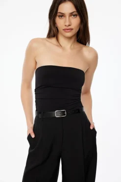 Dynamite Skinny Round Square Buckle Belt Store