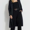 Dynamite Sofia Pleated Straight Leg Pants Black Outlet