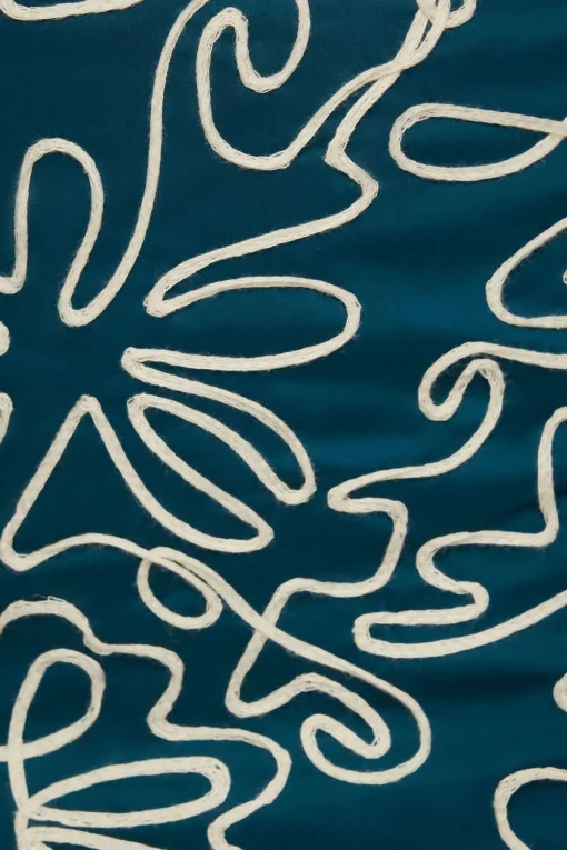 Dynamite Soutache Trim Mini Skirt Blue Best Sale