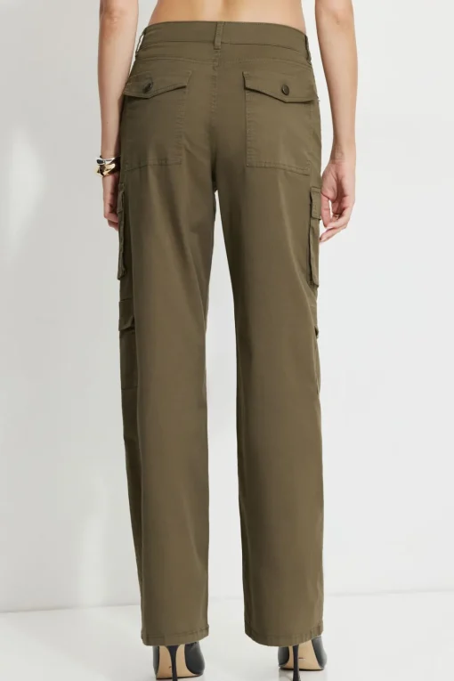 Dynamite Straight Leg Cargo Pants Green Online