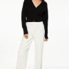Dynamite Straight Leg Relaxed Pants White Discount