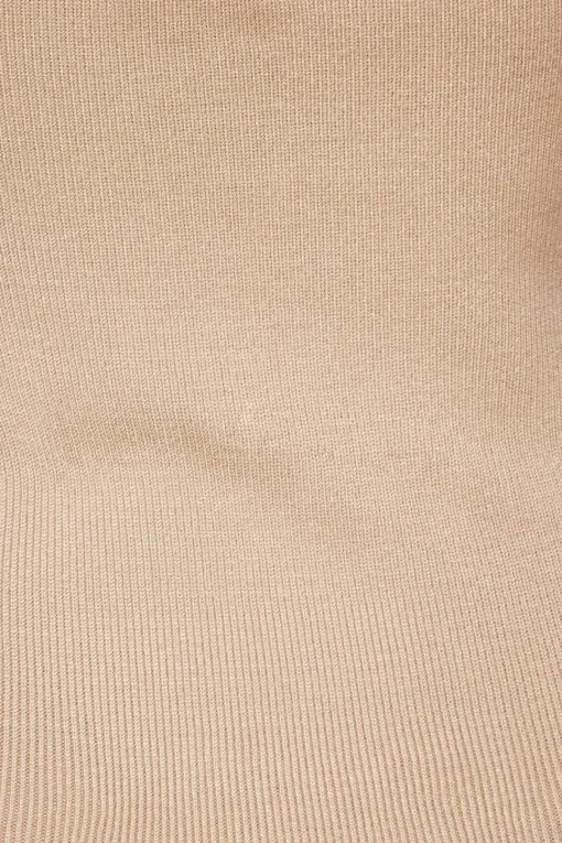 Dynamite Strapless Sweater Midi Dress Brown Store