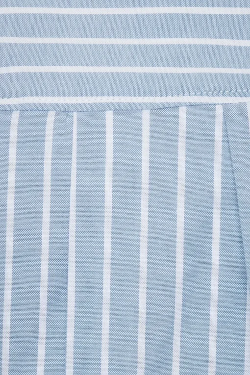Dynamite Striped Pleated Mini Skort Blue Best