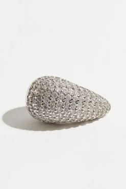 Dynamite Teardrop Gem Earrings Gray Cheap