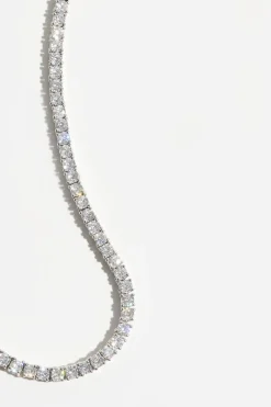 Dynamite The Tennis Necklace Grey Fashion