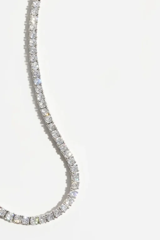 Dynamite The Tennis Necklace Grey Fashion