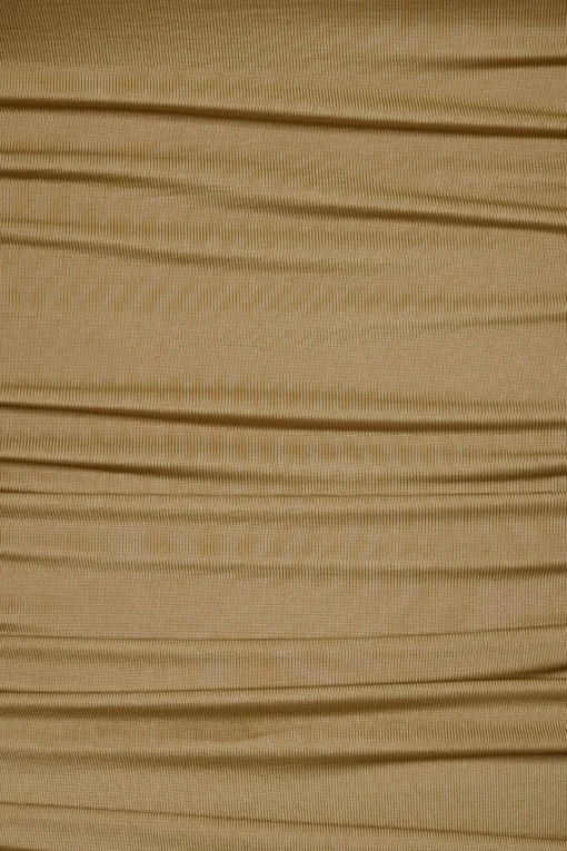 Dynamite Twisted Open Back Top Brown Hot