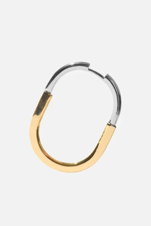 Dynamite Two-Tone Hoop Earrings Pink Sale