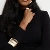 Dynamite Waveline Cuff Bracelet Yellow Shop