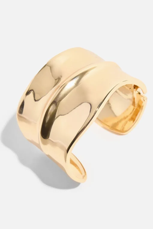 Dynamite Waveline Cuff Bracelet Yellow Shop