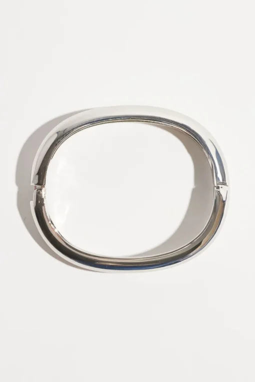 Dynamite Wavy Bangle Bracelet Grey New