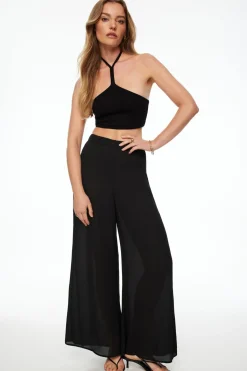 Dynamite Wide Leg Palazzo Pants Black Discount