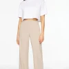 Dynamite Yasmin Straight Leg Pant Brown New